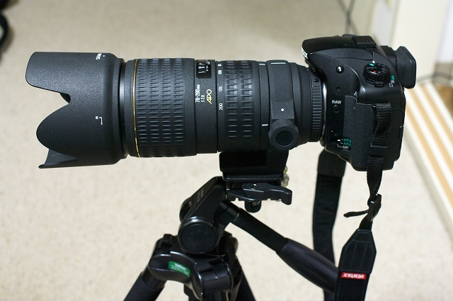 価格.com - 『K10Dにsigma70-200F2.8』ペンタックス smc PENTAX-DA