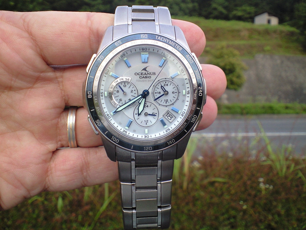 マンタ白蝶貝文字盤】OCW-S1200P-7AJF カシオ オシアナス - 腕時計 ...