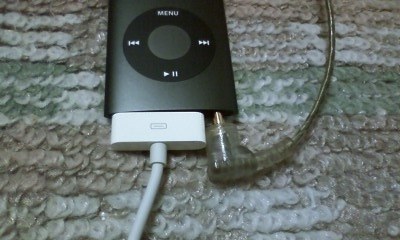 初代 Apple iPod 本体とイヤホン延長コードモデルiPod
