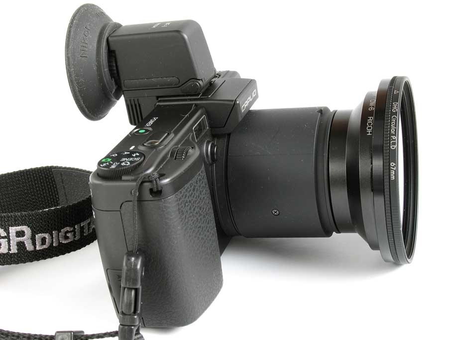 DW-6 に偏光フィルター』 リコー Caplio GX100 VF KIT の