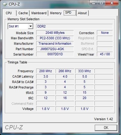 トランセンド JM667QSU-4GK (SODIMM DDR2 PC2-5300 2GB 2枚組)投稿画像