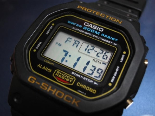 電池寿命について』 カシオ G-SHOCK Basic DW-5600E-1 の