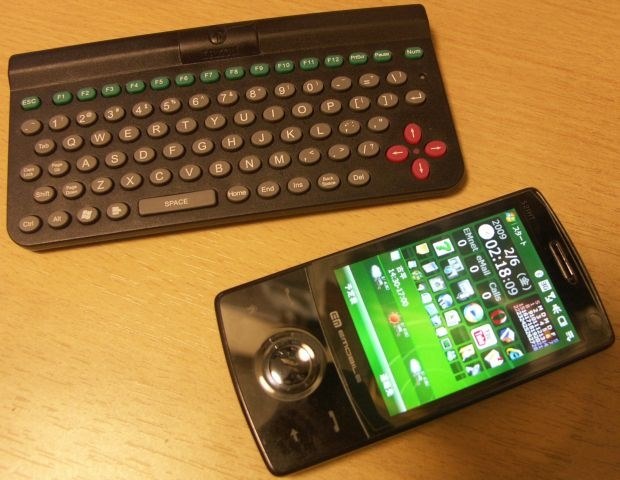 IRXONのMini Bluetooth Keyboard（KB850）』 HTC Touch Diamond S21HT
