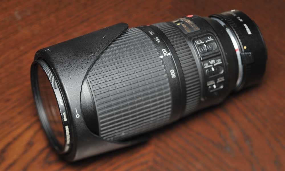 専用フードの改造など』 ニコン AF-S VR Zoom-Nikkor 70-300mm f/4.5