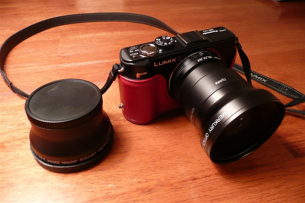 52mmアダプターと0.45倍ワイコン、2.0倍テレコン』 パナソニック LUMIX