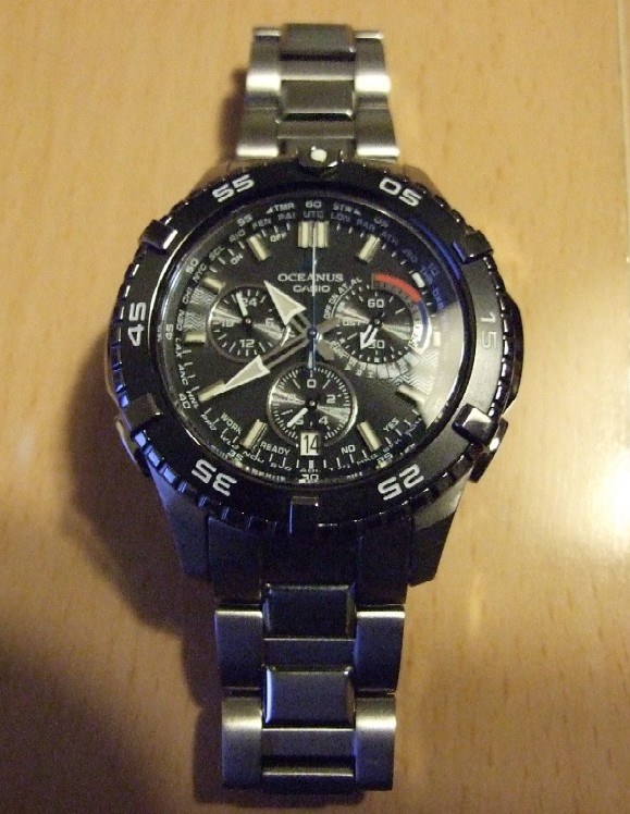 カシオ オシアナス カシャロ OCW-P500 電波ソーラー - 腕時計(アナログ)