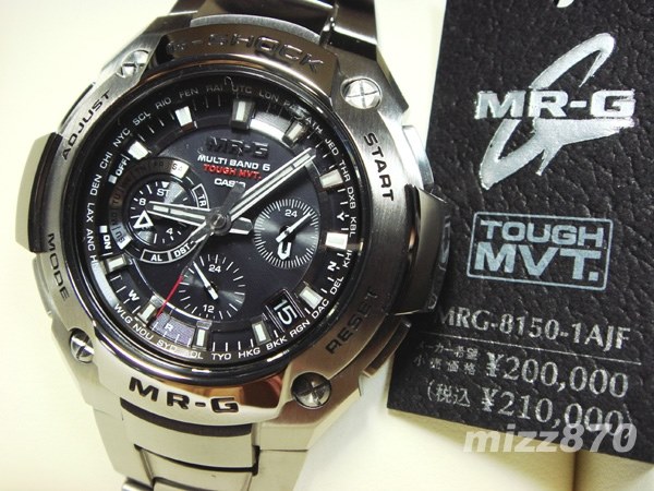 CASIO  G-SHOCK  MRG-8100-1AJF定価税込¥324000