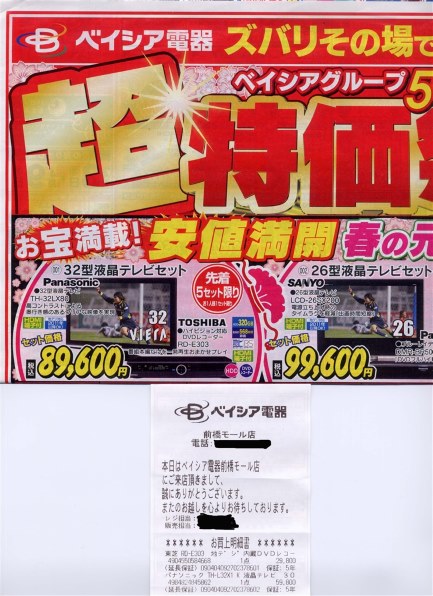 【Panasonic】 VIERA TH-L32X1 液晶テレビ　赤