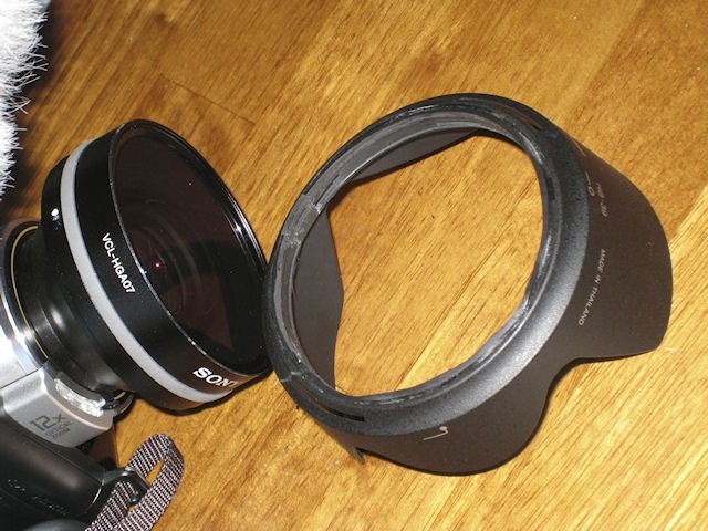 Sony HDR-XR500 純正バック　ワイドコンバージョンレンズ付き Sony HDR-XR500 純正バック ワイドコンバージョンレンズ付き Sony HDR