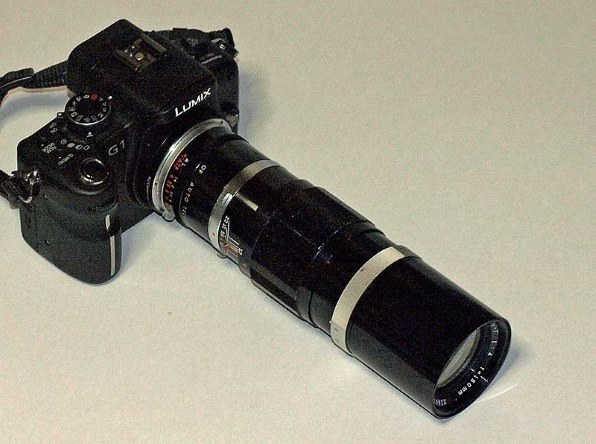 G1 と 旧ソ連製 1000 mm 望遠レンズとの組み合わせ』 パナソニック