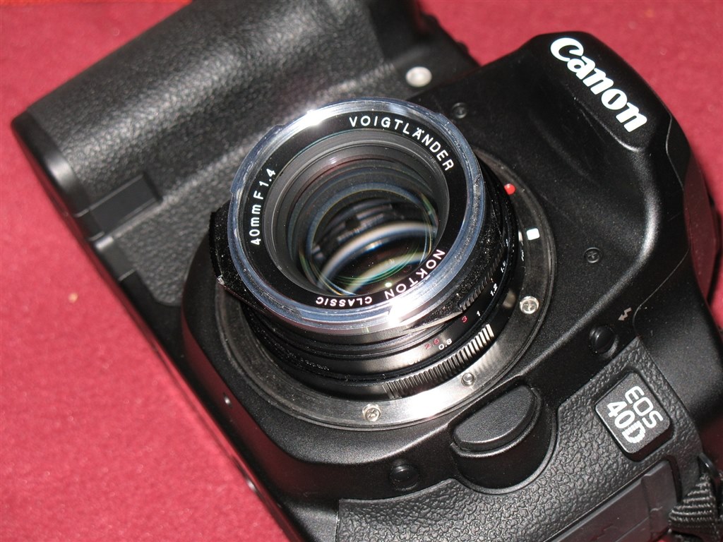 コシナフォクトレンダー　ノクトンクラシック40㎜F1.4SC　アダプター付き NOKTON classic 40mm F1.4 - 株式会社コシナ