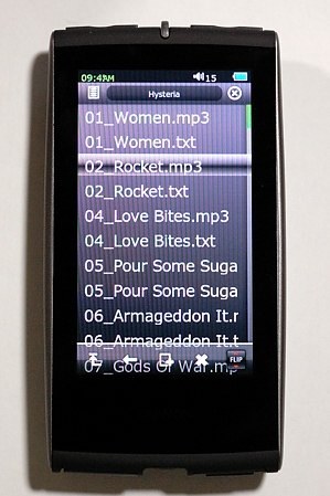 ［HF207］COWON S9 ポータブルメディアプレーヤー HF207］COWON S9 ポータブルメディアプレーヤー COWON、有機EL