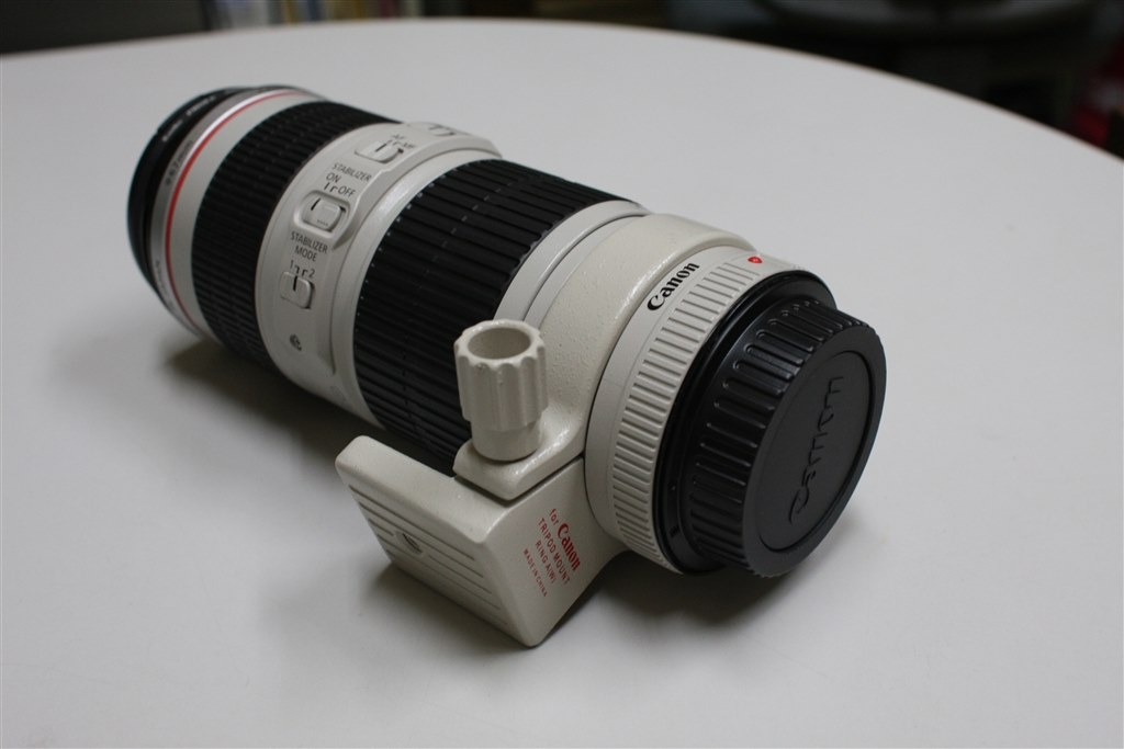 CANON EF 70-200mm F4 L IS USM＋三脚座セット キャノン 美品 中古 - カメラ