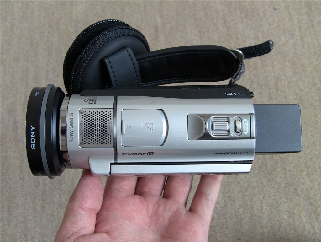 SONY HDR-CX500V ビデオカメラ 本体　説明書　レンズカバー付き HDR-CX500V (ソニー) の取扱説明書・マニュアル