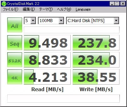 Read が極端に遅いのですが。。。(RAID0構成)』 インテル X25-E