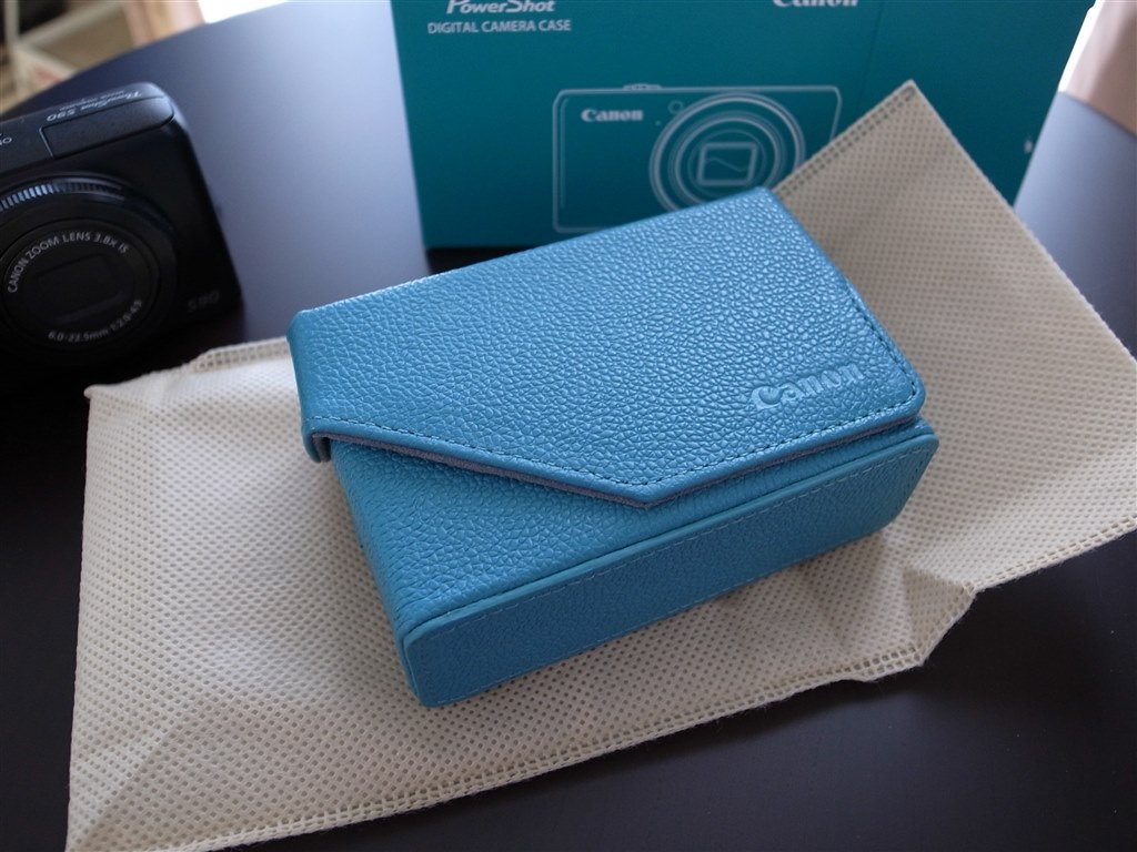 ソフトケース（ターコイズブルー）が到着しました。』 CANON