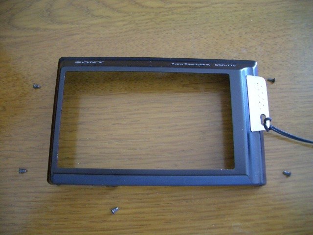 手ぶれ補正機能不具合-分解・停止方法』 SONY サイバーショット DSC