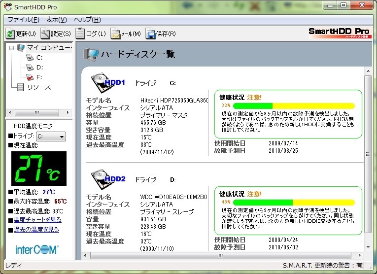 寿命ってなんだろう Western Digital Wd10eads 1tb Sata300 のクチコミ掲示板 価格 Com