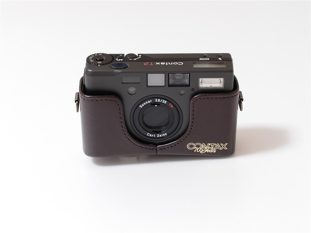 CONTAX T３ 70years 純正ケース、箱と説明書のみ - フィルムカメラ