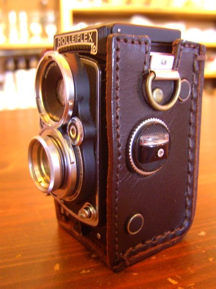 レア！Rolleiflex 、テレローライレザーケース　美品 中古】Rollei ローライ ROLLEIFLEX レザーケース 2.8F用 | 中古
