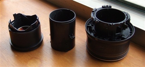 AF-S DX Zoom-Nikkor ED 18-55mm F3.5-5.6G II 分解』 ニコン D40