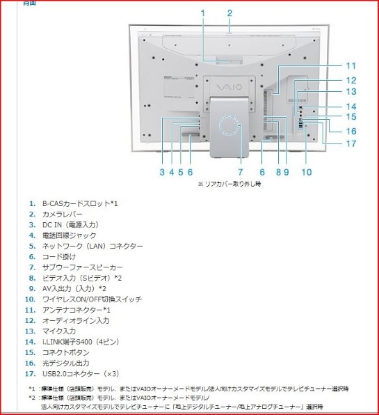 SONY VAIO type L VGC-LA73DB投稿画像・動画 - 価格.com