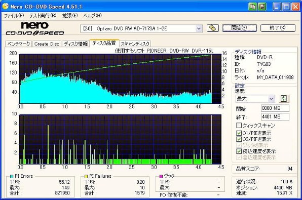 人気 cd manipulator リード イン 書き込み 中 に エラー